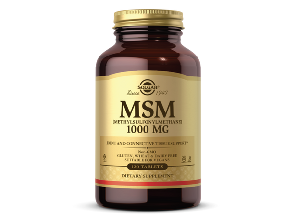 Solgar MSM 1000 MG TABLETS, By Parashute.